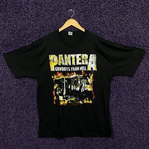 Pantera Cowboys From Hell Album Heavy Metal Band T-Shirt XL